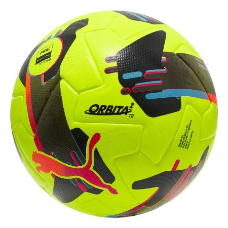 Мяч футб. PUMA Orbita 2 TB, 08432303, р.5, FIFA Quality Pro, 12 пан., ТПУ, термосшивка, желто-черный за 7&nbsp;260.70 ₽ купить в Москве