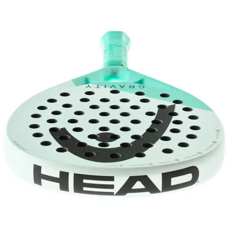 Ракетка для падела HEAD Gravity Motion, 224014, для продвинутых игроков, карбон, бело-бирюзовый за 23&nbsp;604.50 ₽ купить в Москве