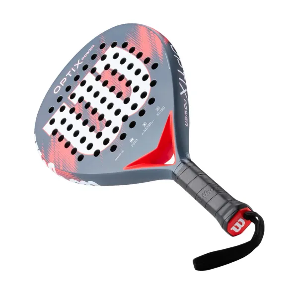 Ракетка для падела WILSON Optix V2 Power FRM RD, WR190811U2,для начин-х, стекловолокно,черно-красный за 21&nbsp;119.10 ₽ в Москве