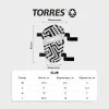 Щитки футбольные TORRES Club, FS2307XS, р. XS, без голеностопа, две заст. на лип, оранжево-черный