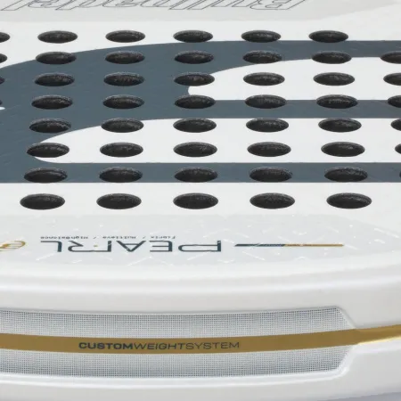 Ракетка для падела BULLPADEL Pearl 26, 493804, для профессионалов, карбон, бело-серый за 35&nbsp;929.50 ₽ купить в Москве