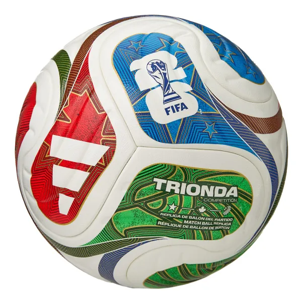 Мяч футб. ADIDAS WC26 Trionda Competition JD8031, р.4, 4 панели, ПУ, термосшивка, мультиколор за 8&nbsp;239.90 ₽ в Москве