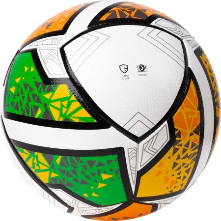 Мяч футзал. TORRES Futsal Club, FS323764, р.4, 10 пан. ПУ, 4 под. сл, гибрид. сш. бело-зел-оранж за 2&nbsp;264.40 ₽ купить в Москве