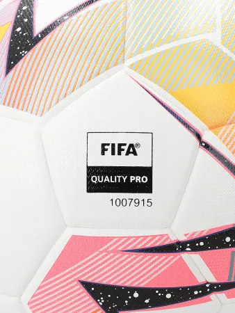 Мяч футзал PUMA Futsal 1, 08376301, р.4, FIFA Quality Pro, 32пан, ПУ, терм.сш, бело-розовый за 6&nbsp;502.50 ₽ купить в Москве