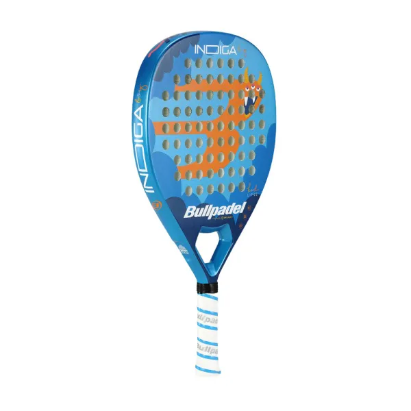 Ракетка для падела BULLPADEL Indiga Jr Boy 26, 494422, для начинающих, стекловолокно,сине-оранжевый за 10&nbsp;480.50 ₽ в Москве