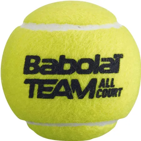 Мяч теннисный BABOLAT Team All Court,502081, уп.4 шт,одобр.ITF, сукно, нат.резина,желтый за 2&nbsp;385.10 ₽ купить в Москве
