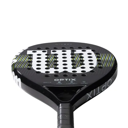 Ракетка для падела WILSON Optix V1 Black, WR181611U2, для начин-х, стекловолокно, черный за 17&nbsp;399.50 ₽ купить в Москве