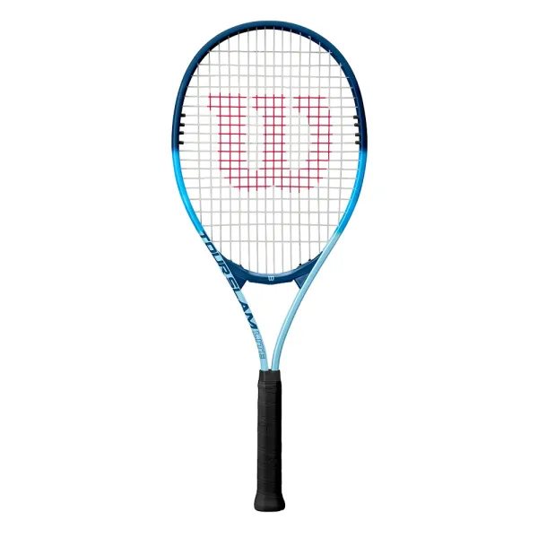 Ракетка б/т Wilson Tour Slam Lite Gr3, WR199010U3,для любит, алюминий, со струнами, сине-голубая за 6&nbsp;358 ₽ в Москве