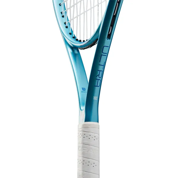 Ракетка б/т Wilson Ultra Power 103 Gr2, WR146910U2, для любителей, графит, со струнами, сине-голубой за 16&nbsp;158.50 ₽ в Москве