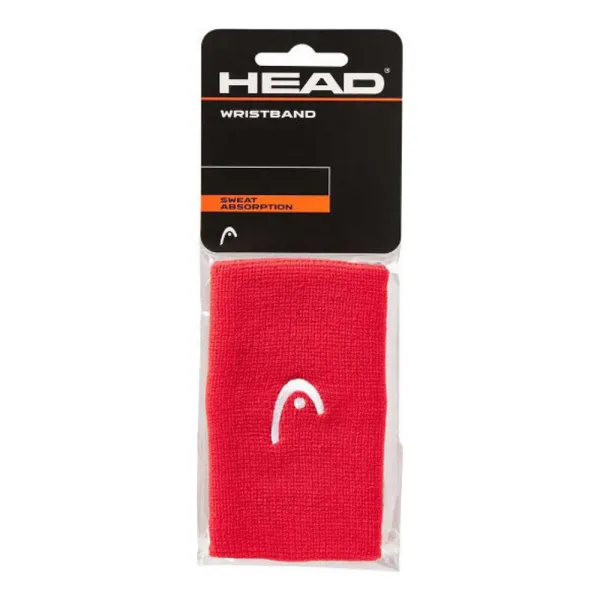 Напульсники HEAD 5", 285070-RD, ширина 12,7 см, 90% нейлон, 10% эластан, пара, красный