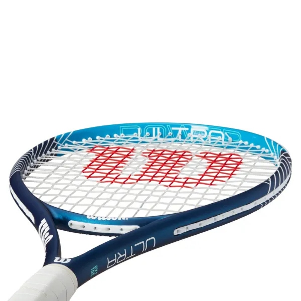Ракетка б/т Wilson Ultra Power 105 Gr2, WR147010U2, для любит, композит, со струнами, темносин-бел за 12&nbsp;676.90 ₽ в Москве