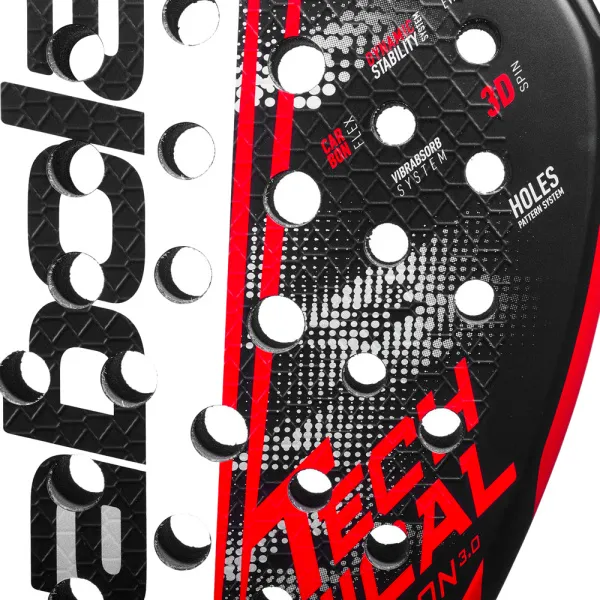 Ракетка для падела BABOLAT Technical Veron 3.0, 150183,для продв.игр., стекловолокно, черно-красный за 33&nbsp;554.60 ₽ в Москве