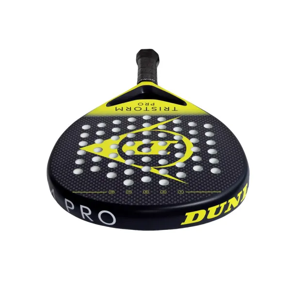 Ракетка для падела Dunlop Tristorm Pro, 10359946, для родв.игроков, стекловолокно, графит, черн-желт за 19&nbsp;643.50 ₽ в Москве