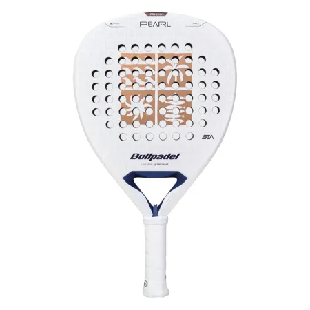 Ракетка для падела BULLPADEL Pearl 27, 497249, для проф-в, стекловолокно,карбон, бело-золотистый за 44&nbsp;319 ₽ купить в Москве
