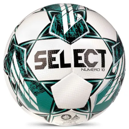 Мяч футб. SELECT NUMERO 10 V23, 0575060004, р.5, FIFA Basic, 32п, ПУ, руч. сш, бело-бирюзовый за 8&nbsp;051.20 ₽ купить в Москве