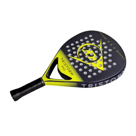 Ракетка для падела Dunlop Tristorm Pro, 10359946, для родв.игроков, стекловолокно, графит, черн-желт за 19&nbsp;643.50 ₽ купить в Москве
