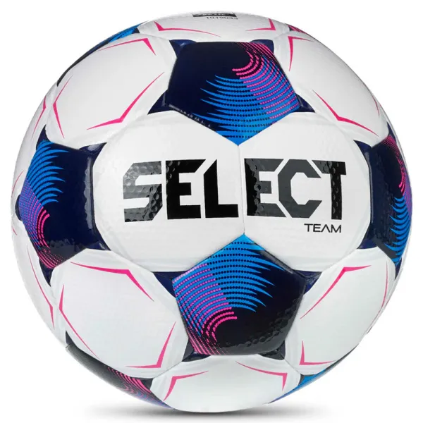Мяч футб. SELECT Team DB V26, 0865571006, р.5, FIFA Basic, 32 пан, гл.ПУ, гибр.сш., бело-сине-роз