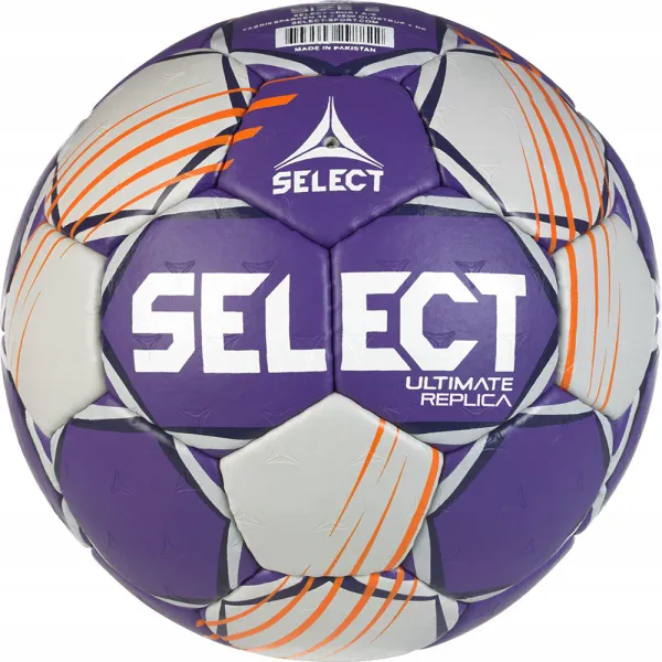 Мяч ганд. SELECT Ultimate Official EHF V24, 1612858999, Senior(р.3), EHF Appr, ПУ, руч.сш, фиол-сер за 15&nbsp;504 ₽ в Москве