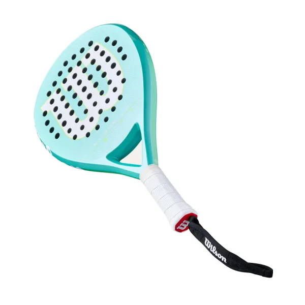 Ракетка для падела WILSON Blade LS V4, WR203711U2,для игроков средн.уровня, стекловолокно, бирюзовый за 30&nbsp;258.30 ₽ в Москве