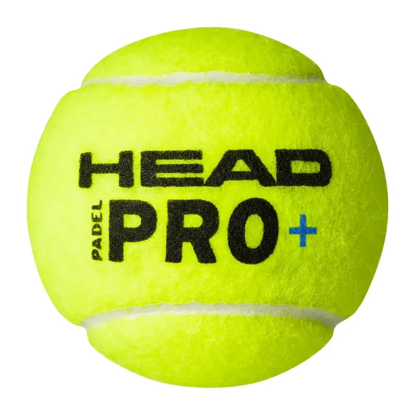 Мяч для падела HEAD Padel Pro+, 540203, уп.3 шт, FIP Approved, войлок,нат.резина,желтый за 933.30 ₽ в Москве
