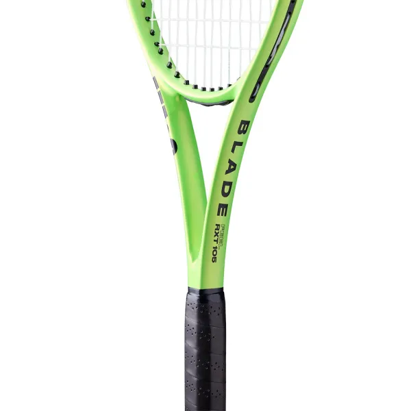 Ракетка б/т Wilson Blade Feel 105, арт.WR197710U2, для любителей, графит, со струнами, зеленый за 13&nbsp;849.90 ₽ в Москве